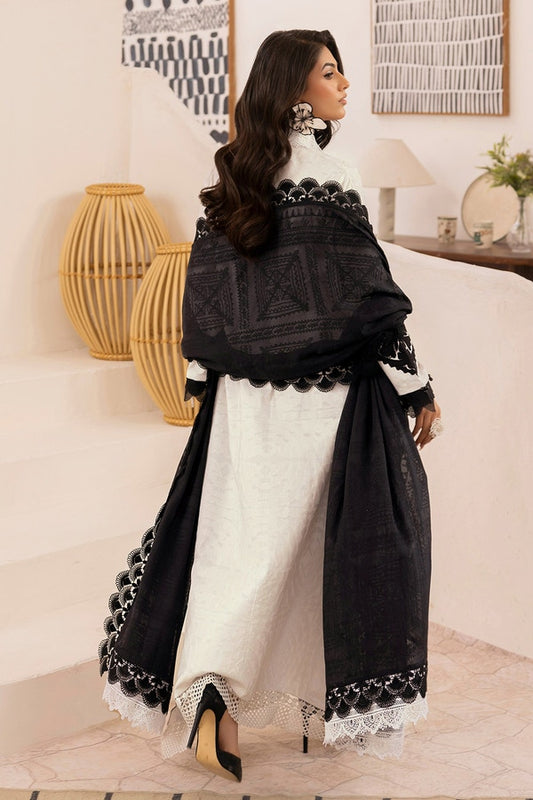 3 Piece Unstitched Embroidered Jacquard Suit